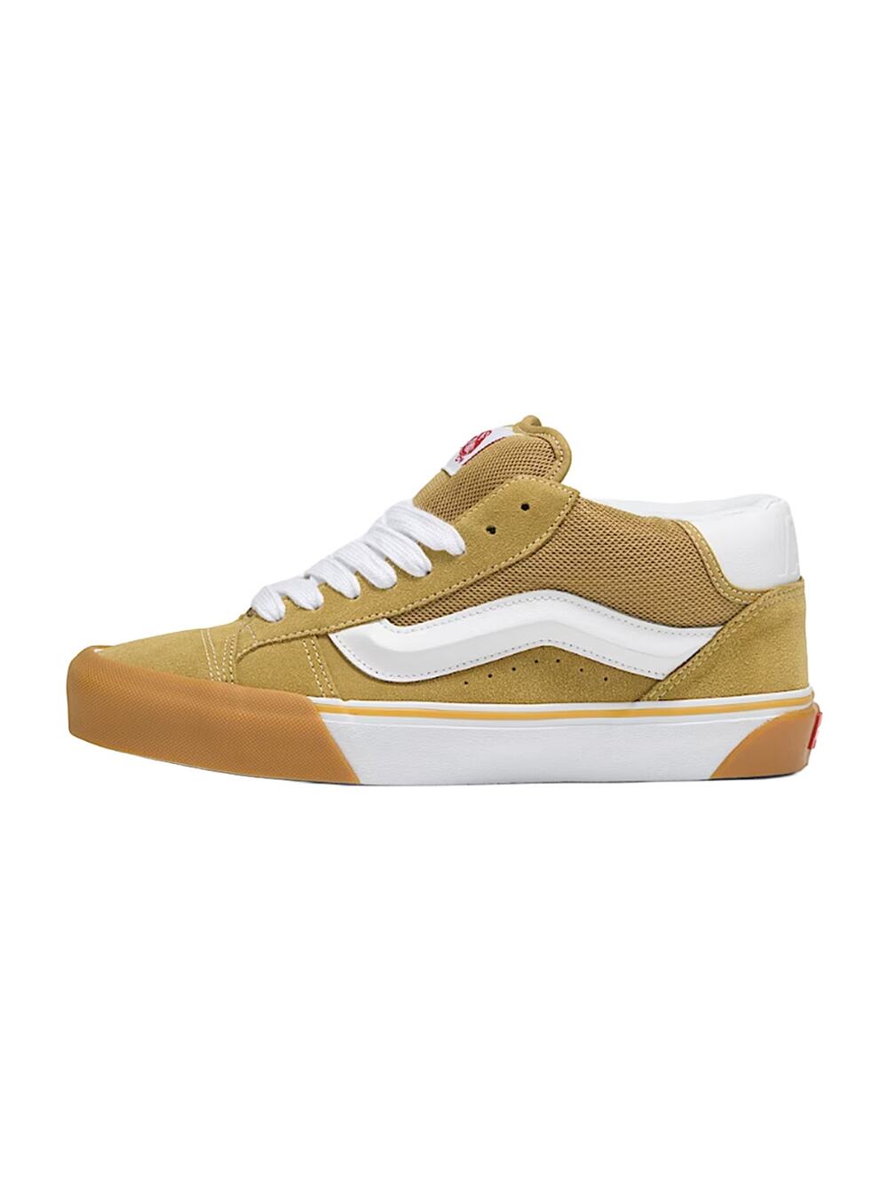 Vans Knu Mid Suede Shoe Men Size 7 Gold White New With Box